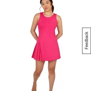 YogaLicious Renaissance Side Pleat Yoga/Performance Dress Large